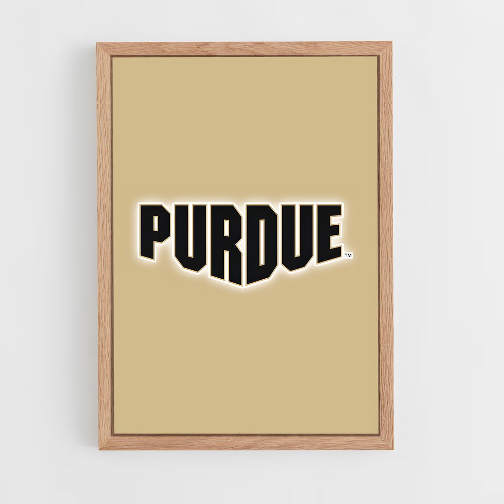 ap-purdue boilermakers-6 cadre Bois clair