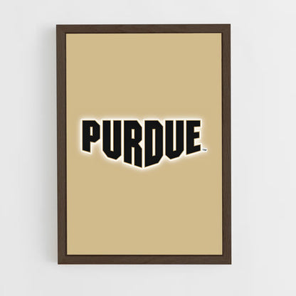 ap-purdue boilermakers-6 cadre Bois foncé