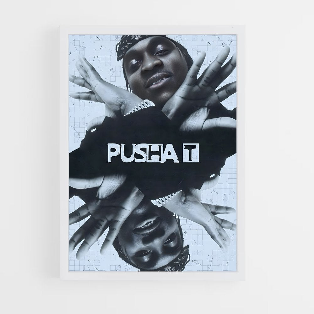 ap-pusha t-4 cadre Blanc