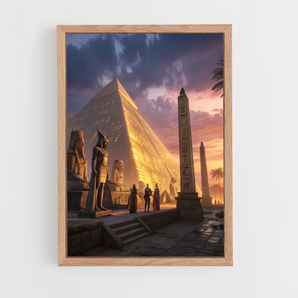 ap-pyramid-10 cadre Bois clair
