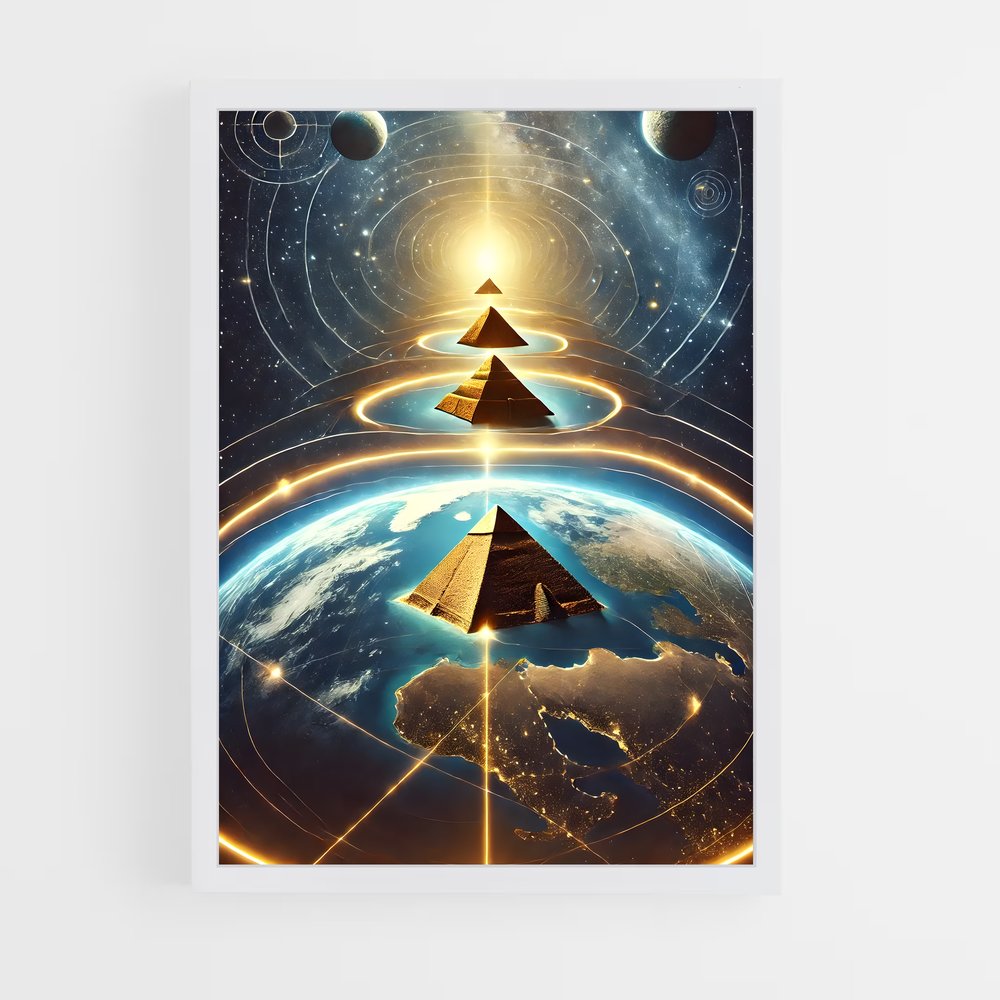 ap-pyramid gods-15 cadre Blanc