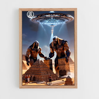 ap-pyramid gods-4 cadre Bois clair