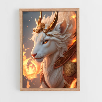 ap-qilin-3 cadre Bois clair