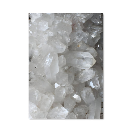 Poster Cristaux Lumineux