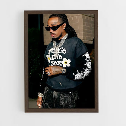 ap-quavo-1 cadre Bois foncé