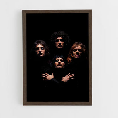 ap-queen-1 cadre Bois foncé