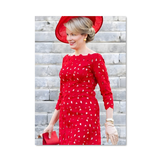 Poster Élégance Rouge