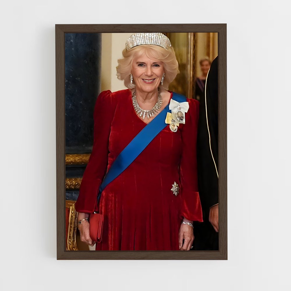ap-queen camilla-1 cadre Bois foncé