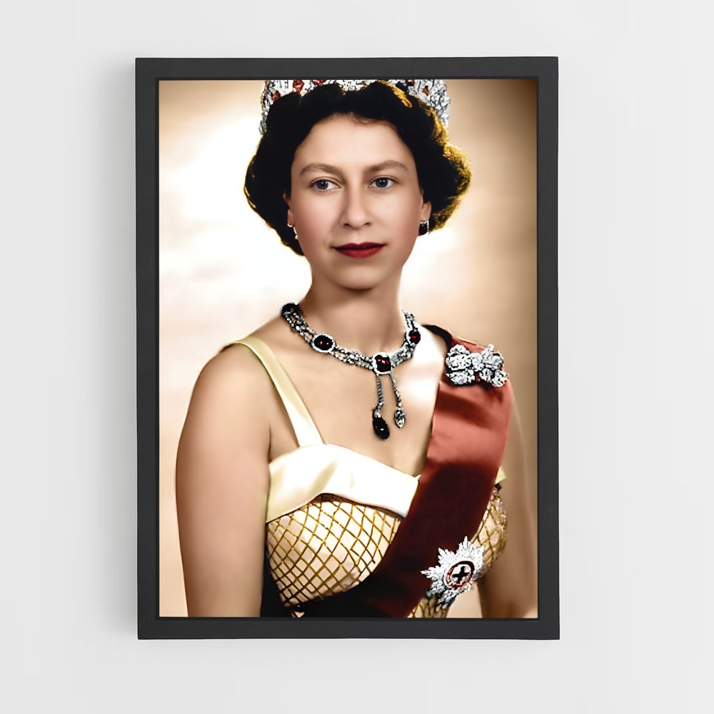 ap-queen elizabeth ii-10 cadre Noir