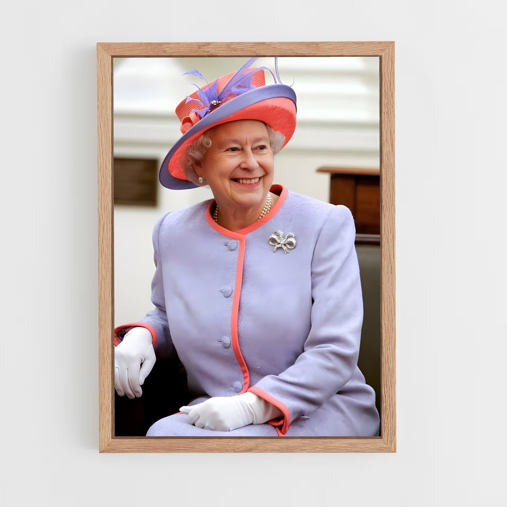 ap-queen elizabeth ii-13 cadre Bois clair
