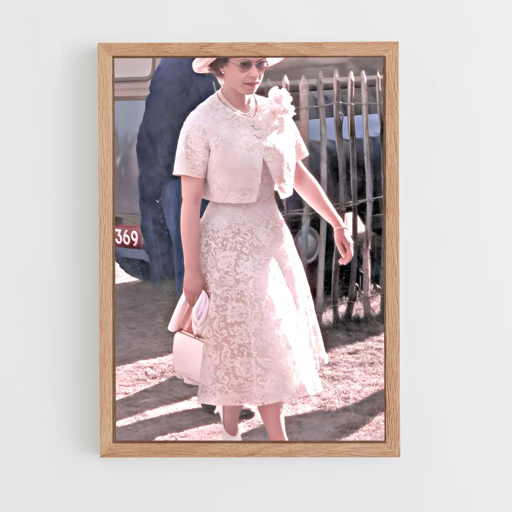ap-queen elizabeth ii-16 cadre Bois clair
