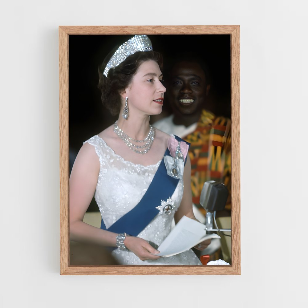 ap-queen elizabeth ii-2 cadre Bois clair
