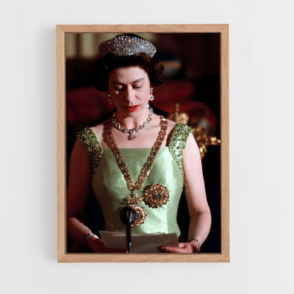 ap-queen elizabeth ii-8 cadre Bois clair