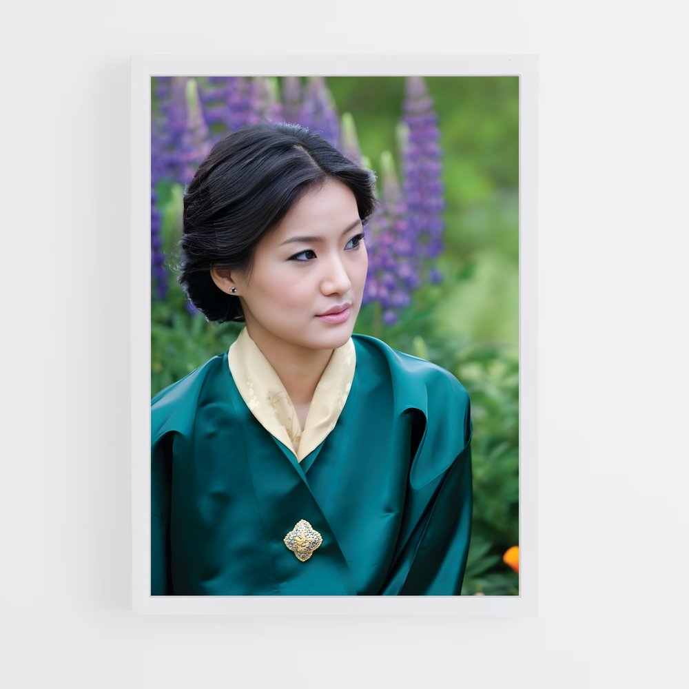 ap-queen jetsun pema-3 cadre Blanc
