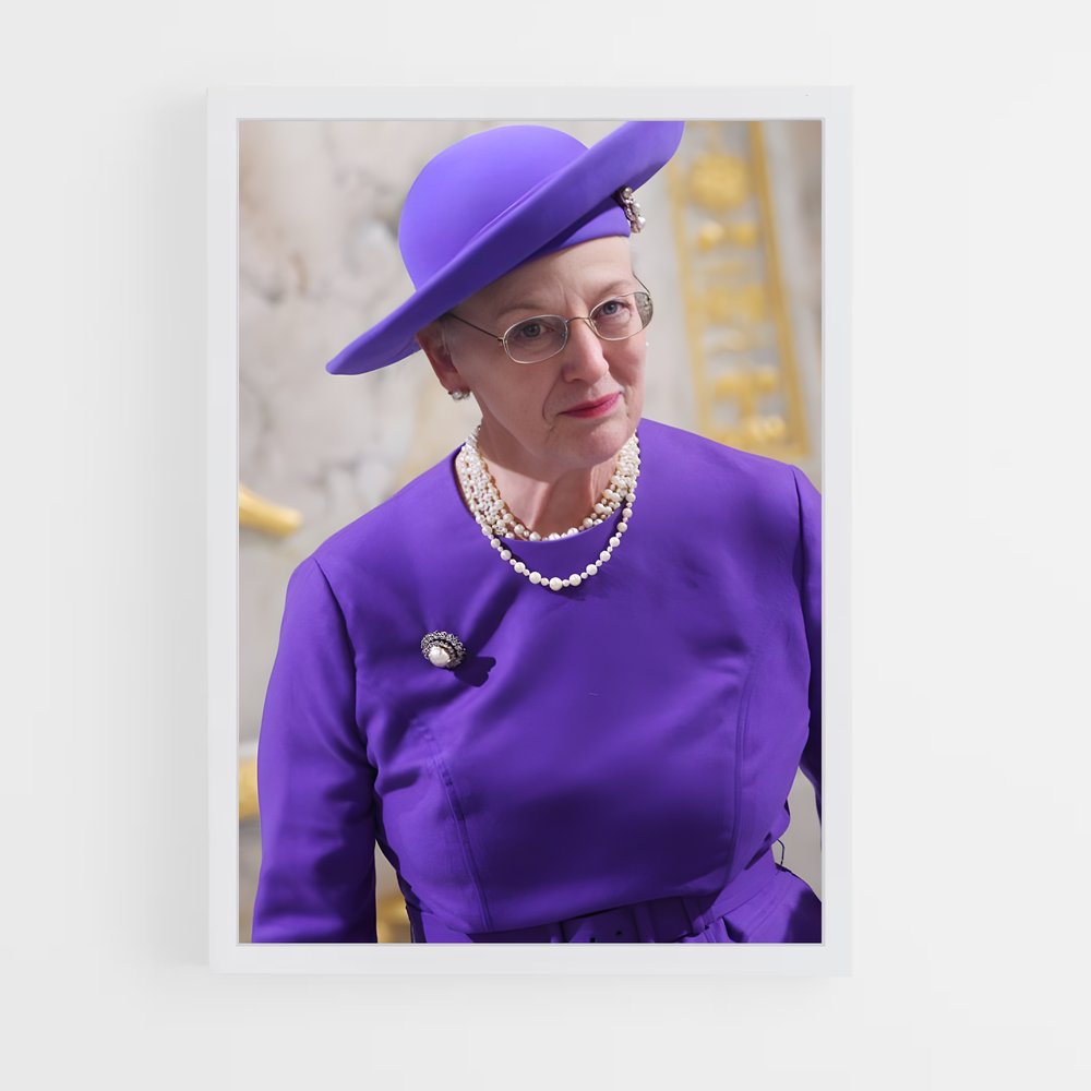 ap-queen margrethe ii-1 cadre Blanc