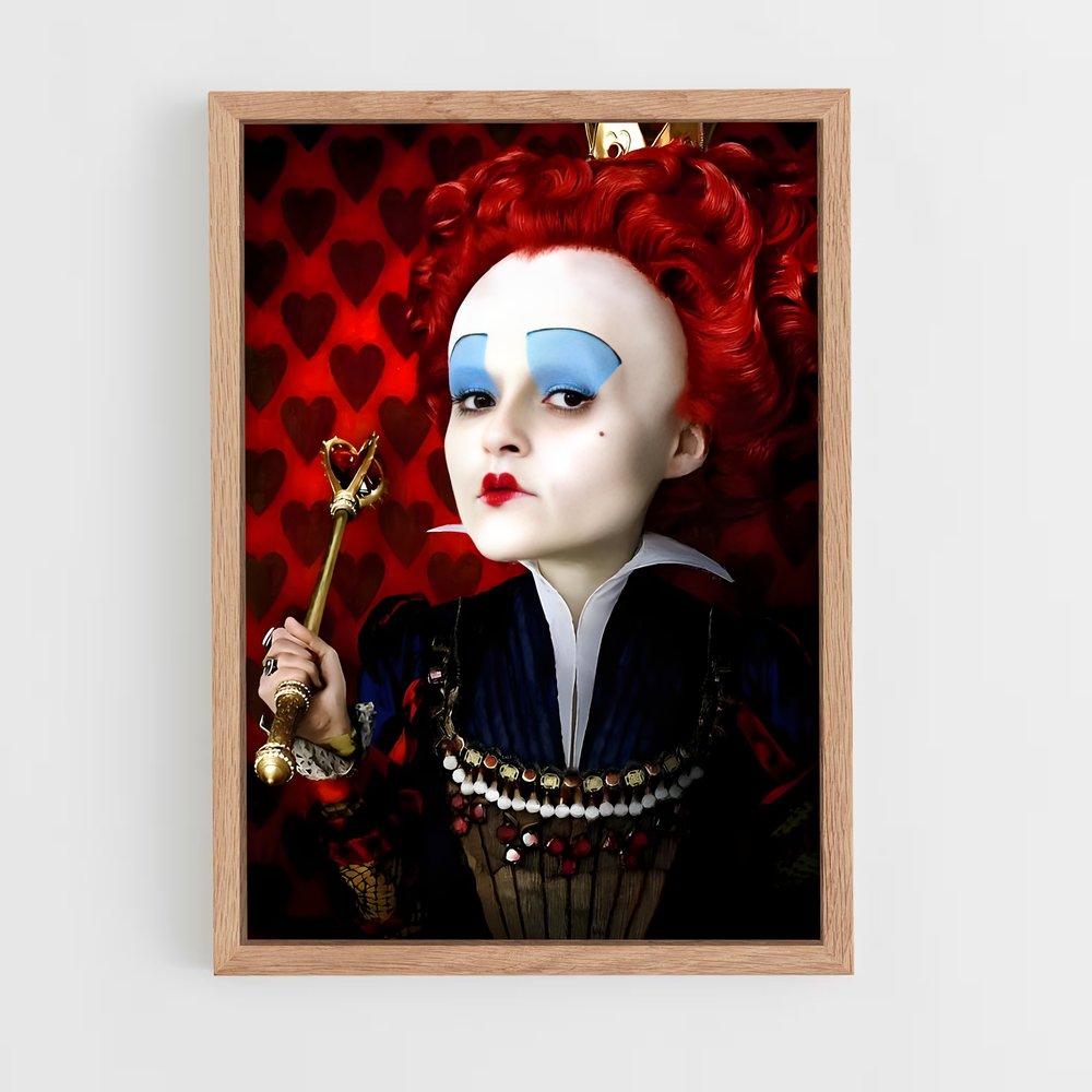ap-queen of hearts-2 cadre Bois clair