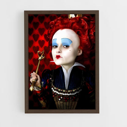 ap-queen of hearts-2 cadre Bois foncé