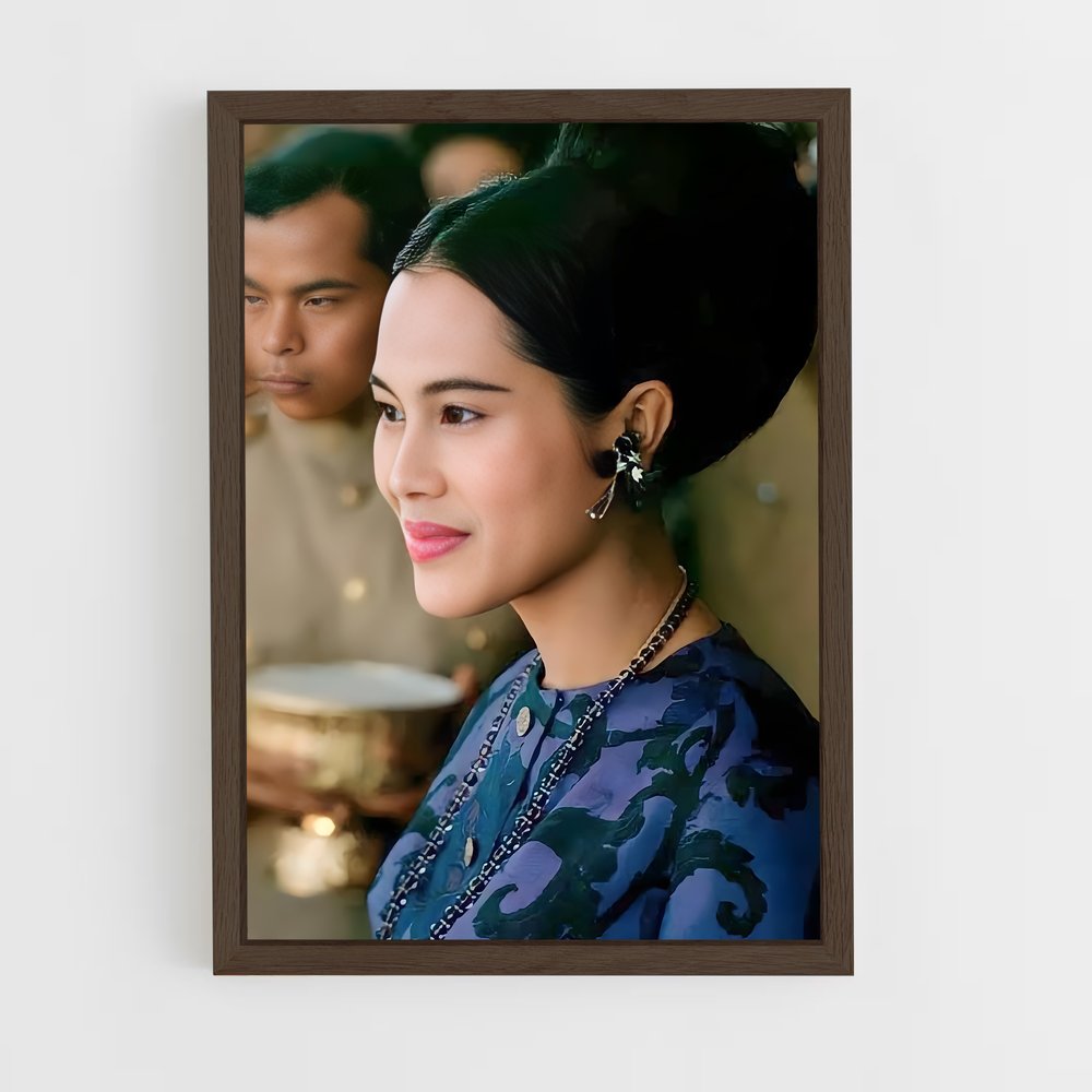ap-queen sirikit-3 cadre Bois foncé