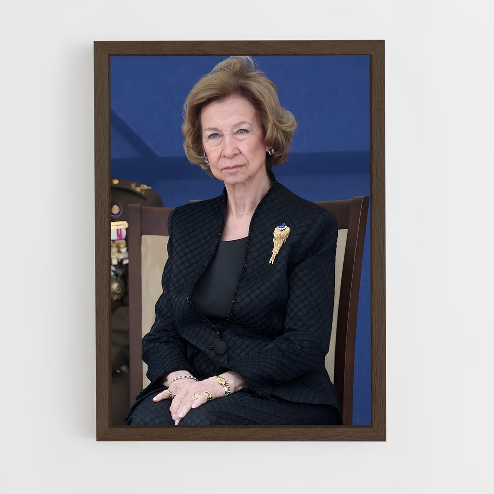ap-queen sofia-5 cadre Bois foncé