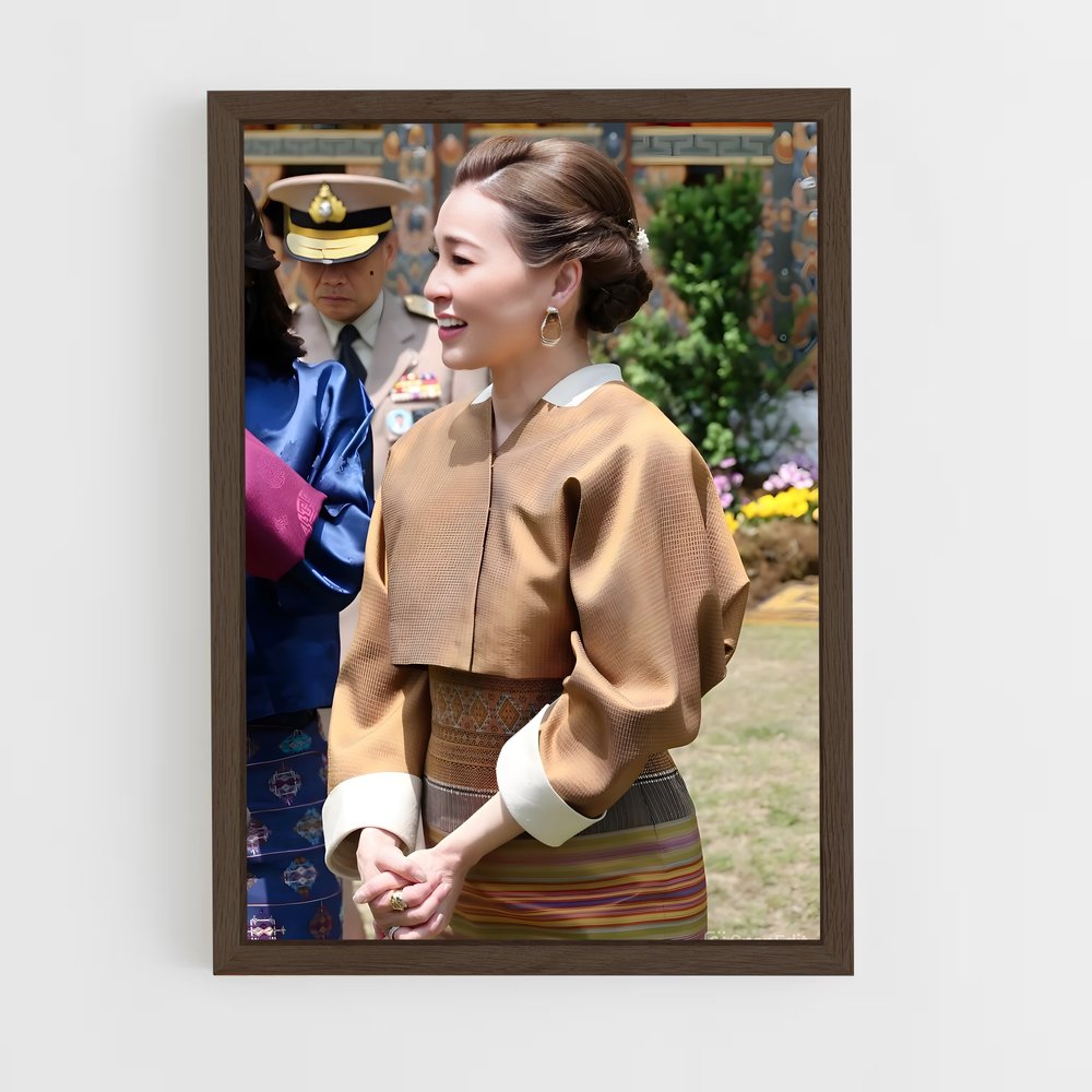 ap-queen suthida-9 cadre Bois foncé