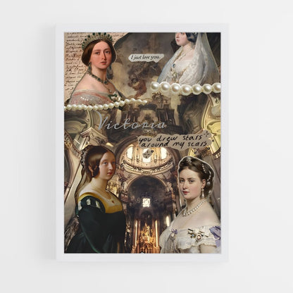 ap-queen victoria-10 cadre Blanc