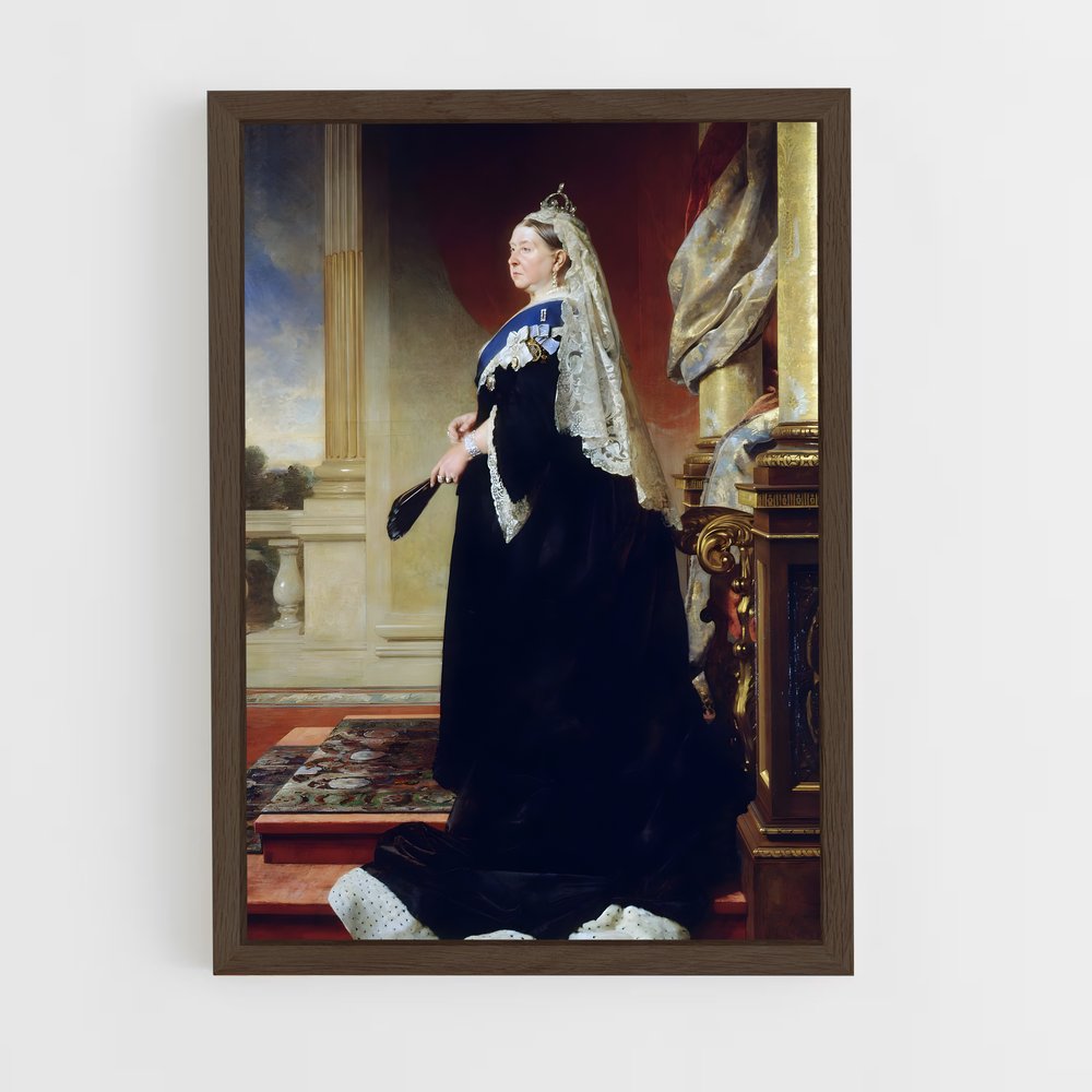 ap-queen victoria-3 cadre Bois foncé