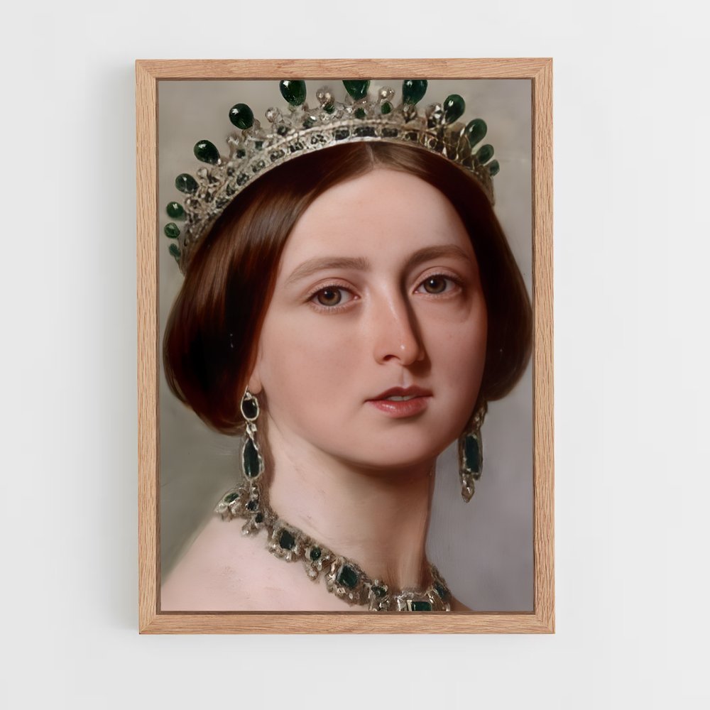 ap-queen victoria-4 cadre Bois clair