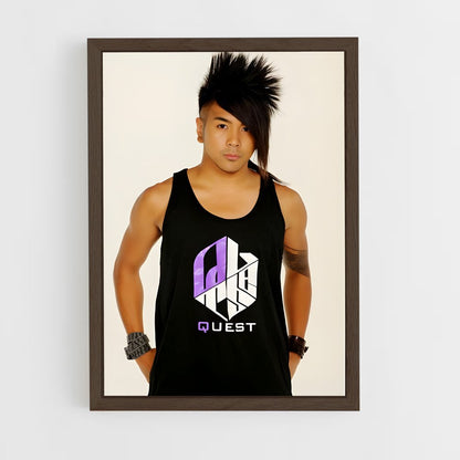 ap-quest crew-3 cadre Bois foncé