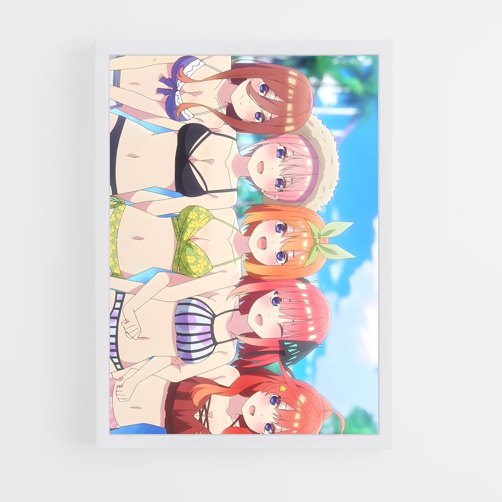 ap-quintessential quintuplets-2 cadre Blanc