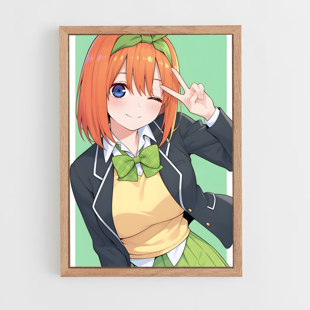 ap-quintessential quintuplets-4 cadre Bois clair