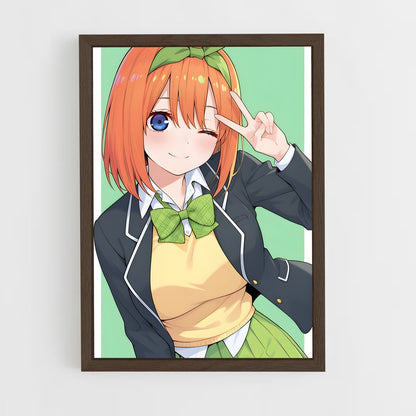 ap-quintessential quintuplets-4 cadre Bois foncé