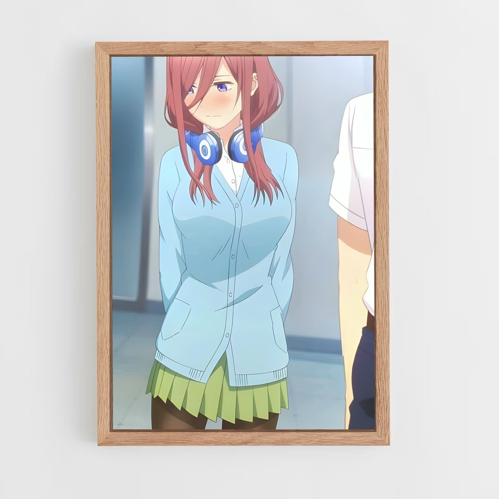 ap-quintessential quintuplets-6 cadre Bois clair