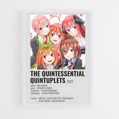 ap-quintessential quintuplets-8 cadre Blanc