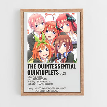 ap-quintessential quintuplets-8 cadre Bois clair