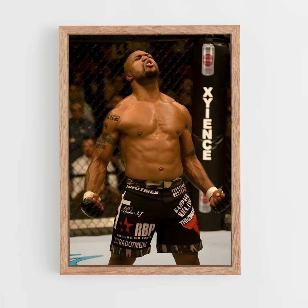 ap-quinton rampage jackson-1 cadre Bois clair
