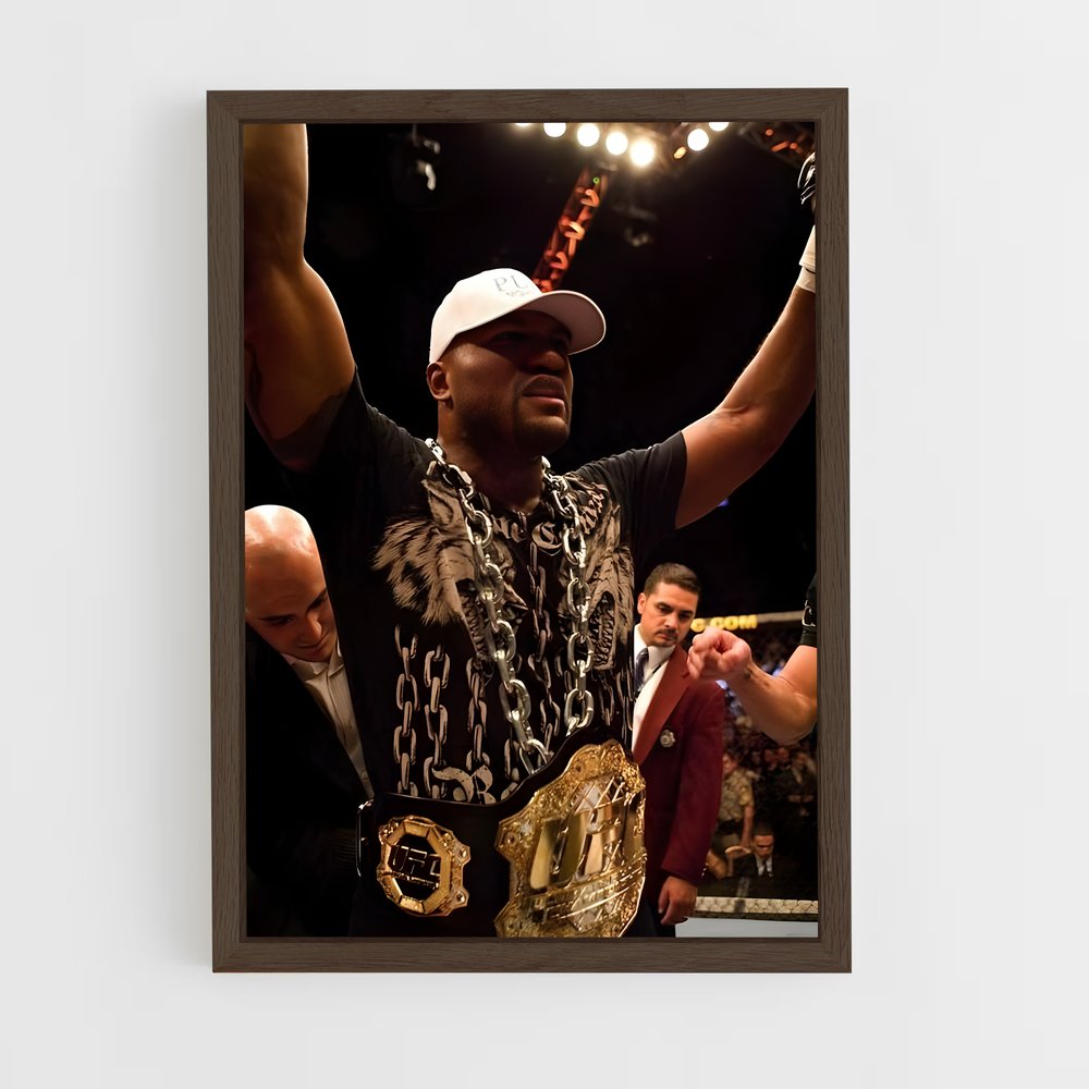 ap-quinton rampage jackson-10 cadre Bois foncé