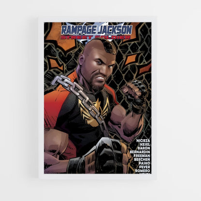 ap-quinton rampage jackson-11 cadre Blanc