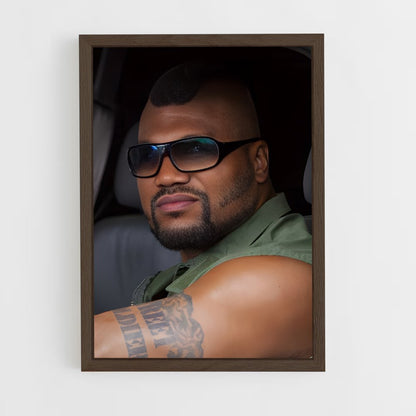 ap-quinton rampage jackson-6 cadre Bois foncé