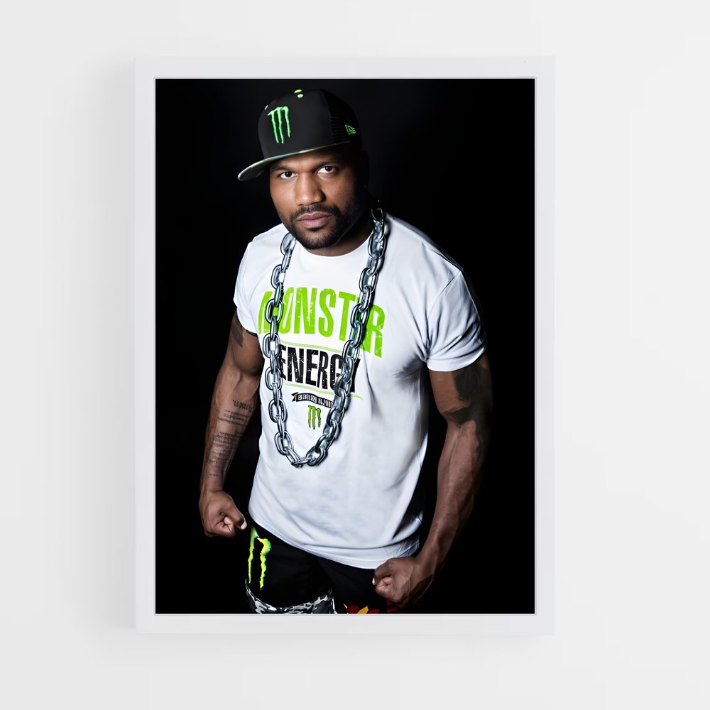 ap-quinton rampage jackson-8 cadre Blanc