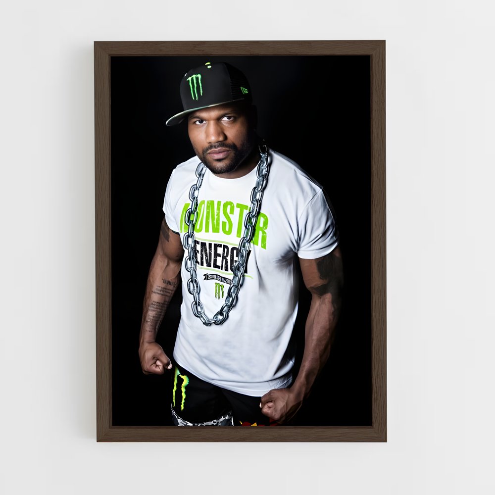 ap-quinton rampage jackson-8 cadre Bois foncé
