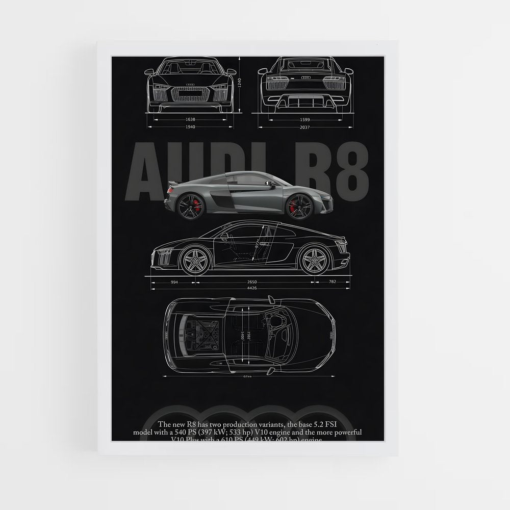 ap-r8-3 cadre Blanc