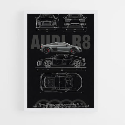 ap-r8-3 cadre Blanc