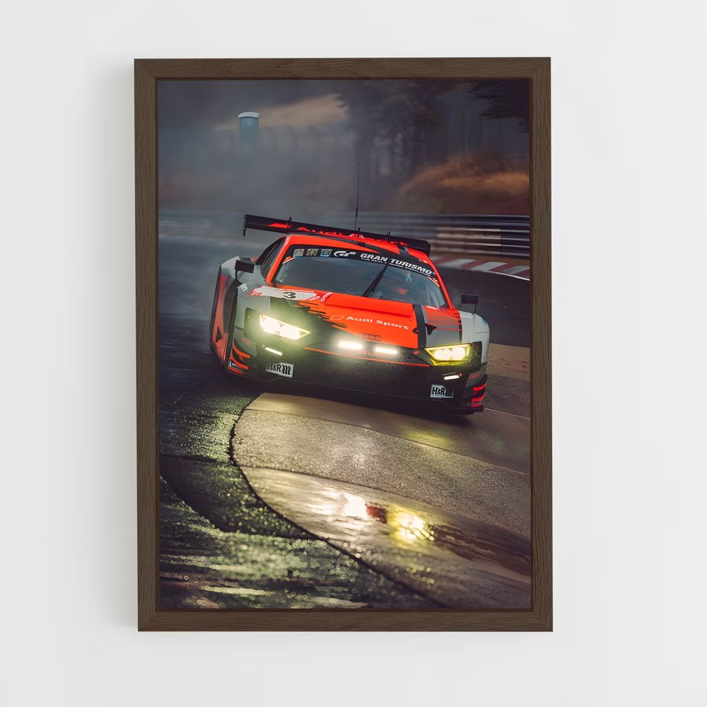 ap-r8 lms-1 cadre Bois foncé