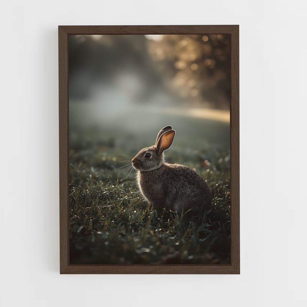ap-rabbit-6 cadre Bois foncé