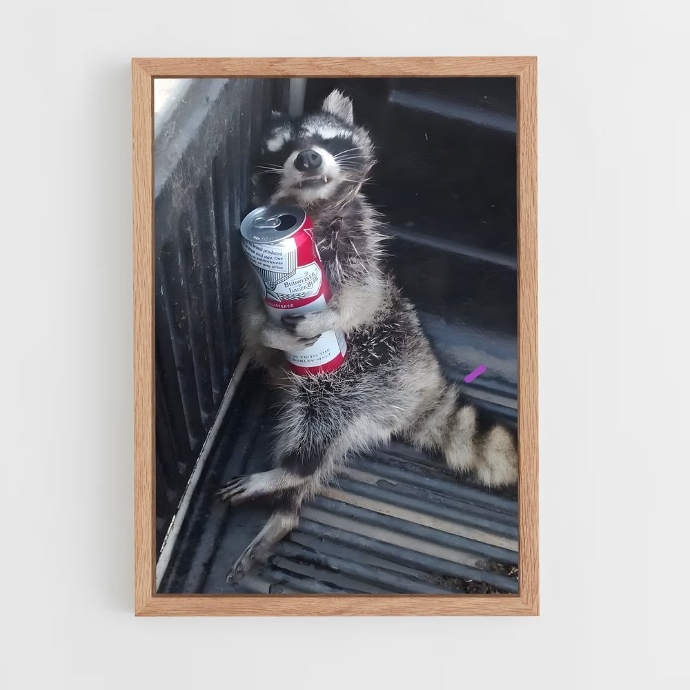 ap-raccoon-1 cadre Bois clair