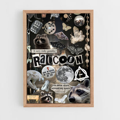 ap-raccoon-2 cadre Bois clair