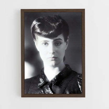 ap-rachael blade runner-6 cadre Bois foncé