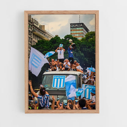 ap-racing club de avellaneda-3 cadre Bois clair