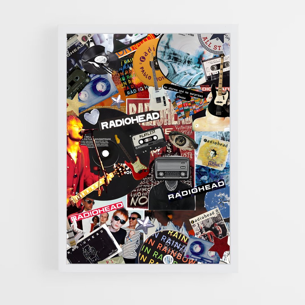 ap-radiohead-3 cadre Blanc