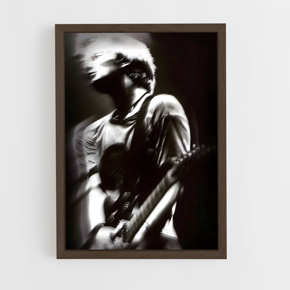ap-radiohead-4 cadre Bois foncé